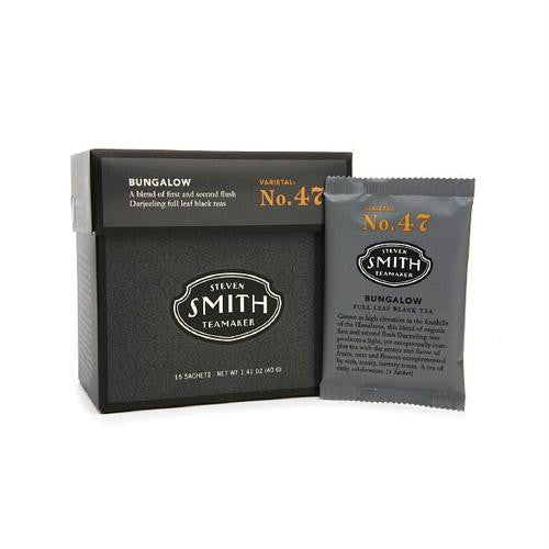 Smith Teamaker Black Tea - Bungalow - Case of 6 - 15 Bags