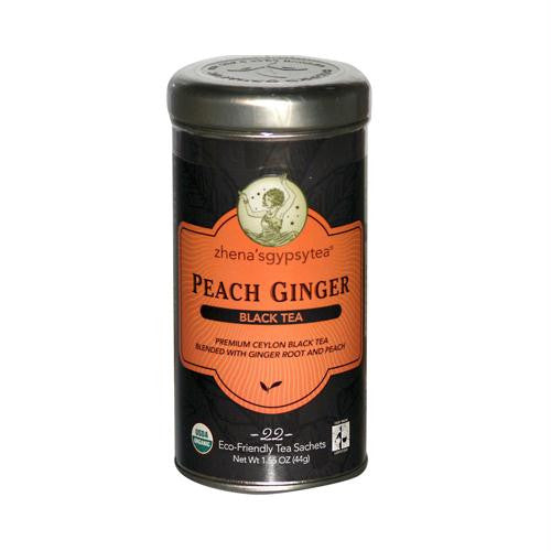 Zhenas Gypsy Tea P Ginger Black Tea - Case of 6 - 22 Bags