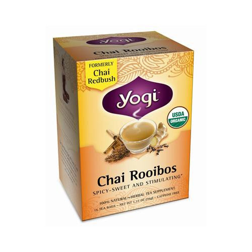 Yogi Tea Chai Rooibos - Caffeine Free - 16 Tea Bags