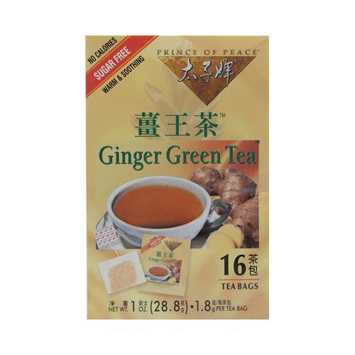 Prince of Peace Ginger Green Tea - 16 Tea Bags