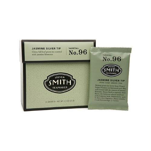 Smith Teamaker Green Tea - Jasmine Silver Top - 15 Bags