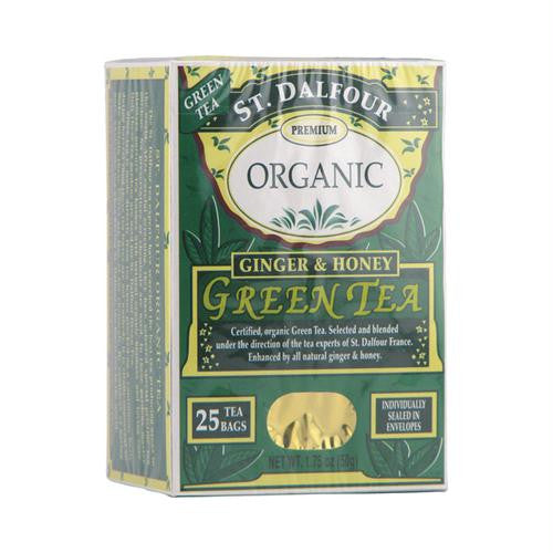 St Dalfour Ginger and Honey Green Tea - 25 Tea Bags