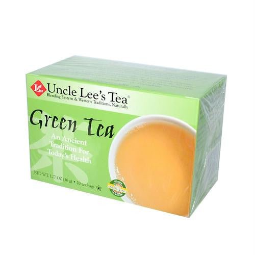 Uncle Lees Tea Green Tea - Case of 6 - 20 Bags