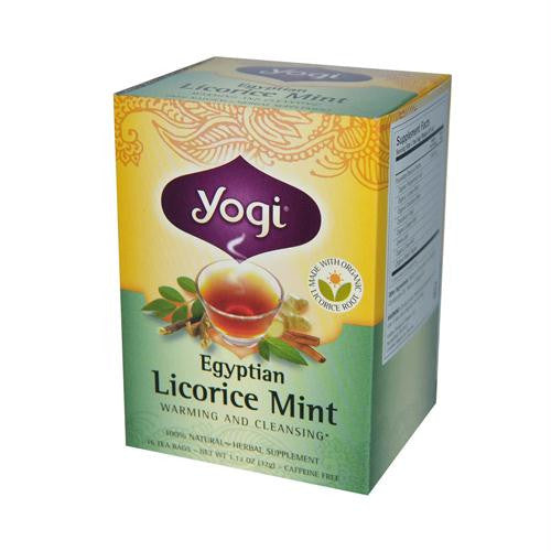 Yogi Tea Egyptian Licorice Mint - Caffeine Free - 16 Tea Bags