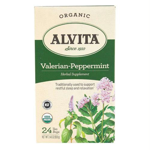 Alvita Tea - Organic Valerian Peppermint - 24 Bags