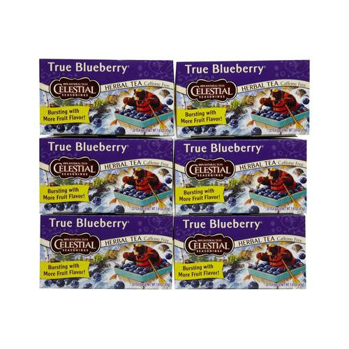 Celestial Seasonings Herbal Tea - Caffeine Free - True Blueberry - 20 Bags