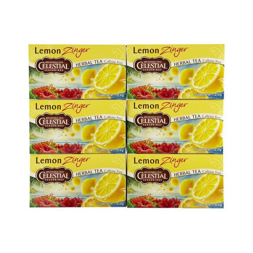 Celestial Seasonings Herbal Tea - Lemon Zinger - 20 Bags