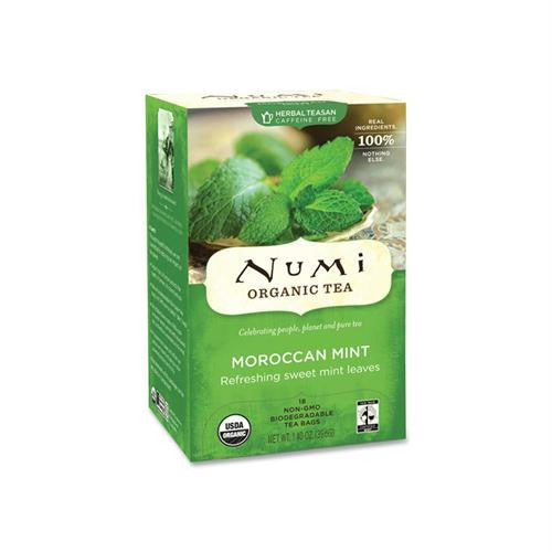 Numi Tea Moroccan Mint - Caffeine Free - 18 Bags