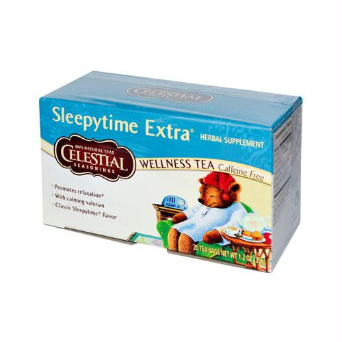 Celestial Seasonings Sleepytime Herbal Tea Caffeine Free - 20 Tea Bags - Case of 6