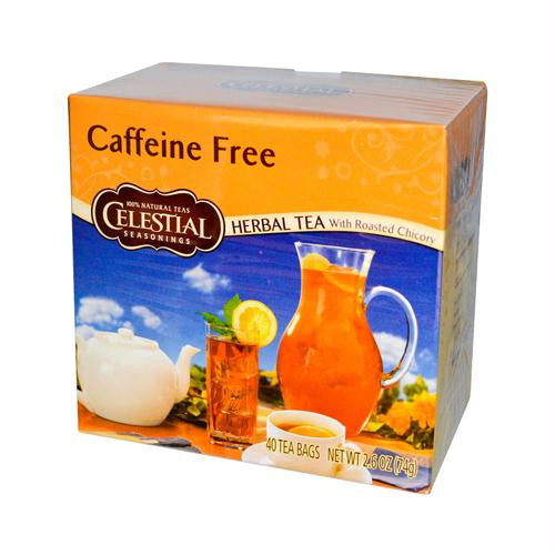 Celestial Seasonings Herbal Tea Caffeine Free - 40 Tea Bags - Case of 6