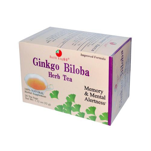 Health King Ginkgo Biloba Herb Tea - 20 Tea Bags