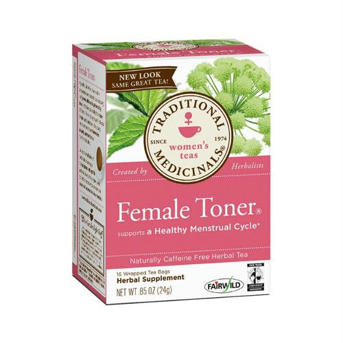 Traditional Medicinals Female Toner Herbal Tea - Caffeine Free - 16 Bags