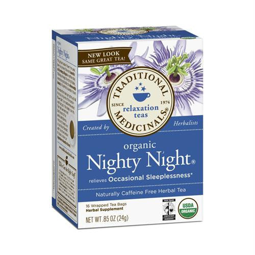 Traditional Medicinals Organic Nighty Night Tea - Caffeine Free - 16 Bags