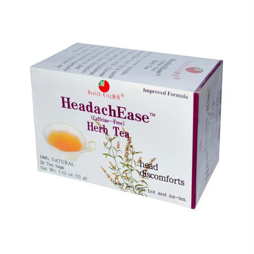 Health King HeadachEase Herb Tea - 20 Tea Bags