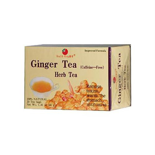 Health King Medicinal Teas Ginger Herb Tea - Caffeine Free - 20 Tea Bags