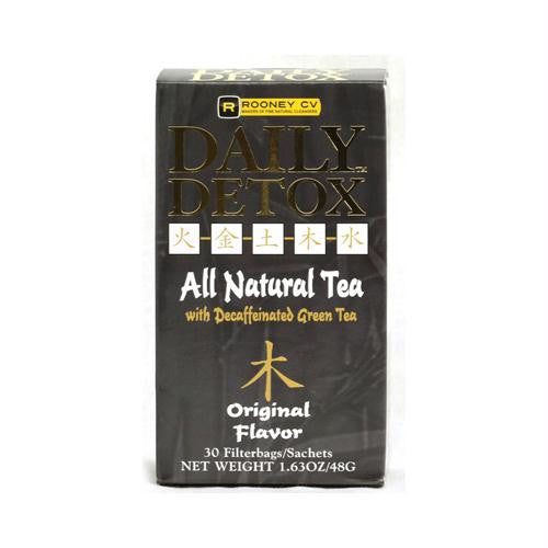 Wellements Rooney CV Daily Detox All Natural Decaffeinated Tea Original - 30 Sachet