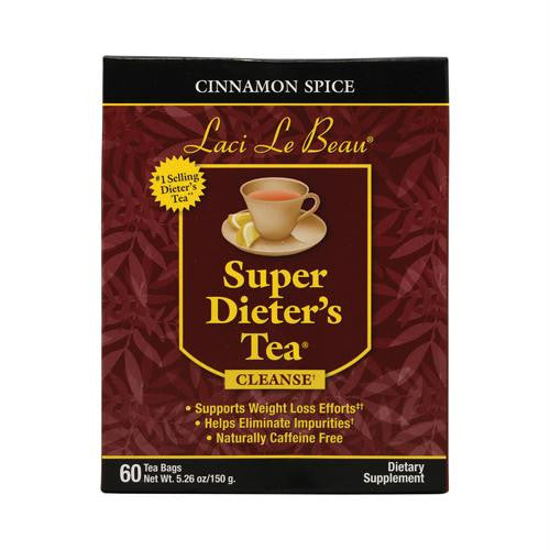 Laci Le Beau Super Dieters Tea Cinnamon Spice - 60 Tea Bags