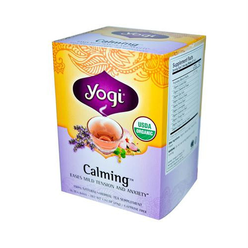 Yogi Organic Calming Herbal Tea - 16 Tea Bags - Case of 6