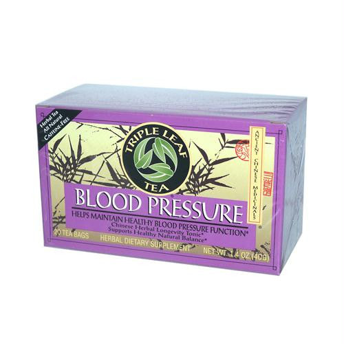 Triple Leaf Tea Blood Pressure - 20 Tea Bags - Case of 6