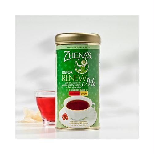 Zhenas Gypsy Tea Renew Me Cranberry Ginger - Case of 6 - 22 Bags