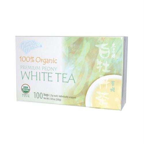 Prince of Peace Organic Premium Peony White Tea - 100 Tea Bags