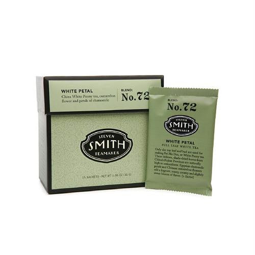 Smith Teamaker White Tea - White Petal - Case of 6 - 15 Bags