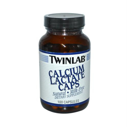 Twinlab Calcium Lactate Caps - 100 Capsules