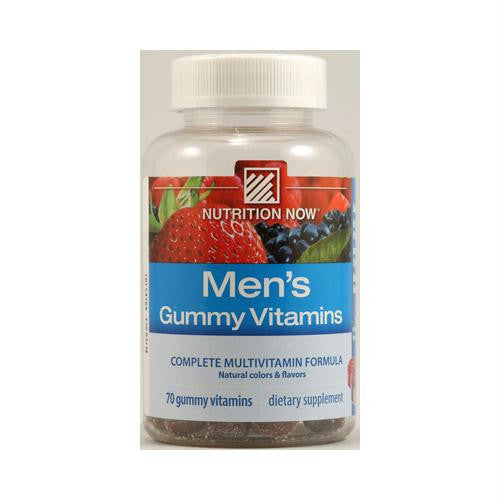 Nutrition Now Mens Gummy Vitamins Bold Fruit - 70 Gummies