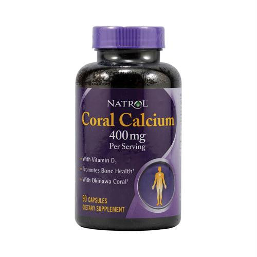 Natrol Coral Calcium - 400 mg - 90 Capsules