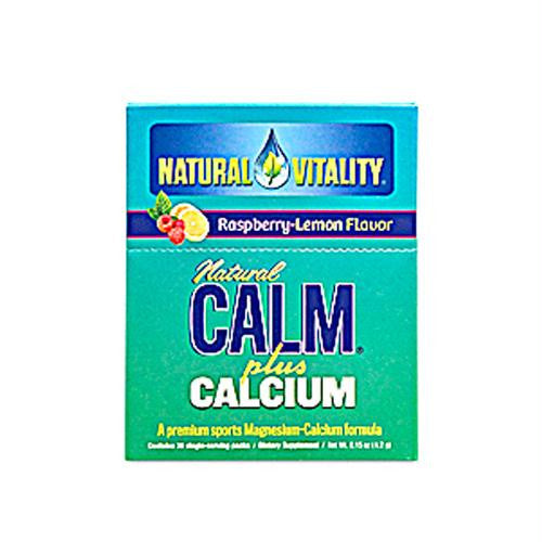 Natural Vitality Natural Calm Plus Calcium Raspberry Lemon - 30 Packets