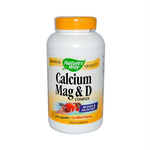 Natures Way Calcium Mag and D Complex - 250 Capsules