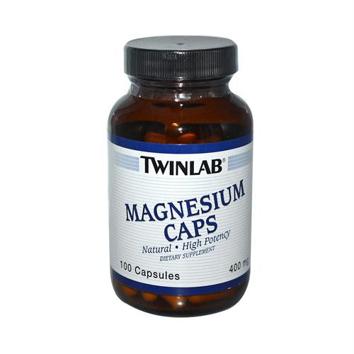 Twinlab Magnesium Caps - 400 mg - 100 Capsules