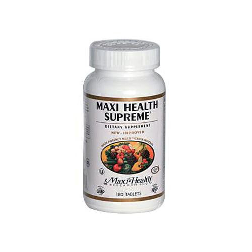 Maxi Health Supreme Vit and Min - 180 Tablets