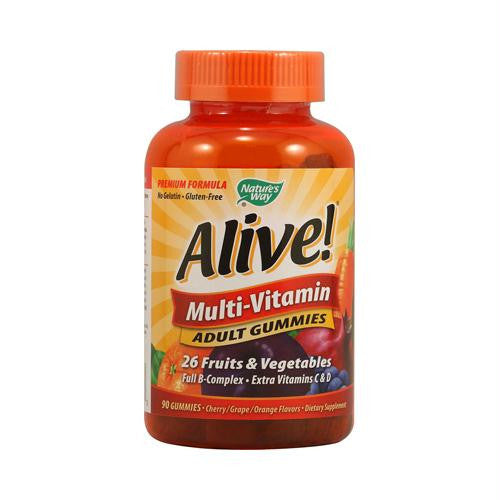 Natures Way Alive! Multi-Vitamin Adult Gummies - 90 Gummies