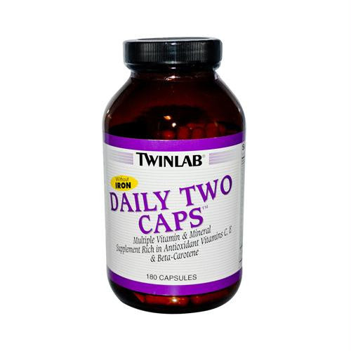 Twinlab Daily Two Caps without Iron - 180 Capsules