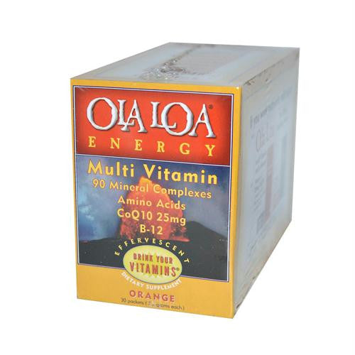 Ola Loa Products Energy Multi Vitamin - Orange - 30 Packet