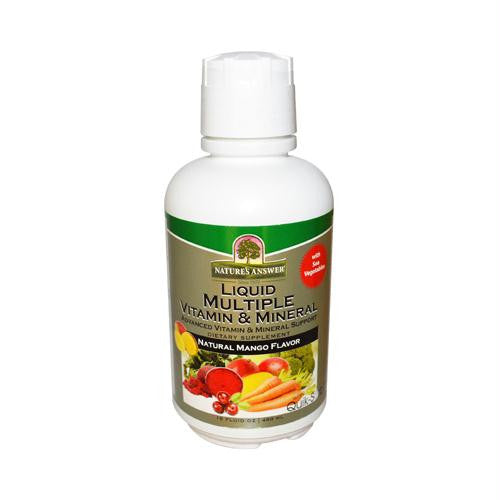 Natures Answer Liquid Multiple Vitamin and Mineral - Natural Mango Flavor - 16 fl oz