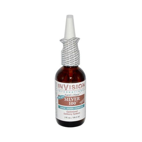 Invision International Silver 100 Ionic Silver Complex Vertical Spray - 2 oz