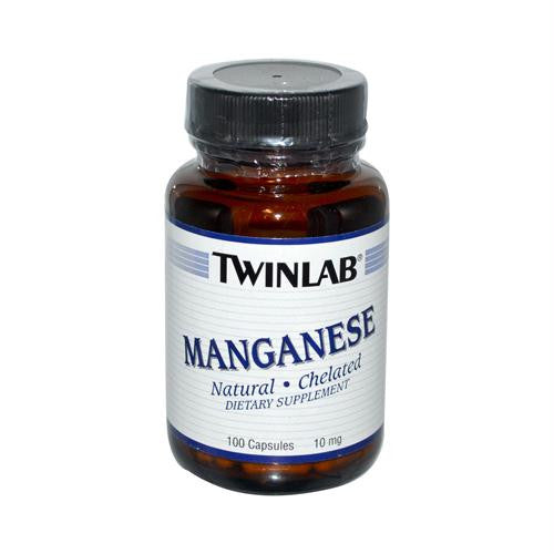 Twinlab Manganese - 10 mg - 100 Capsules