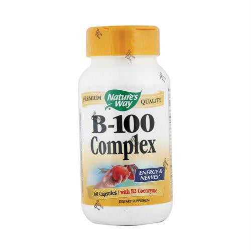 Natures Way Vitamin B-100 Complex - 60 Capsules