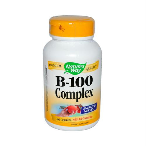 Natures Way Vitamin B-100 Complex - 100 Capsules