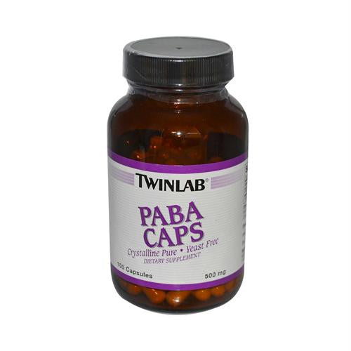 Twinlab PABA Caps - 500 mg - 100 Capsules