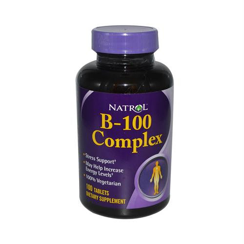 Natrol B-100 Complex - 100 Tablets