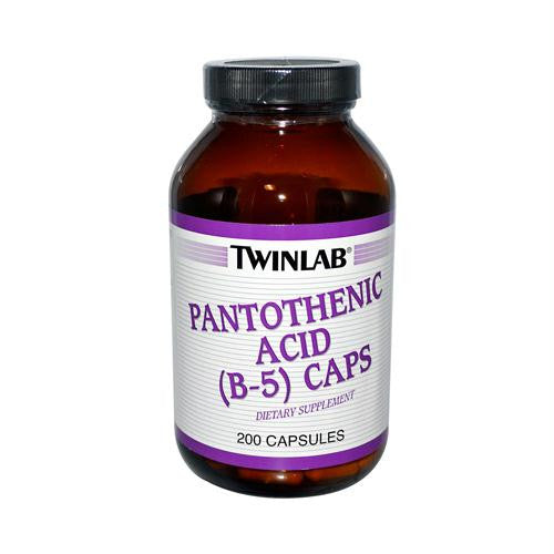 Twinlab Pantothenic Acid B-5 Caps - 500 mg - 200 Capsules