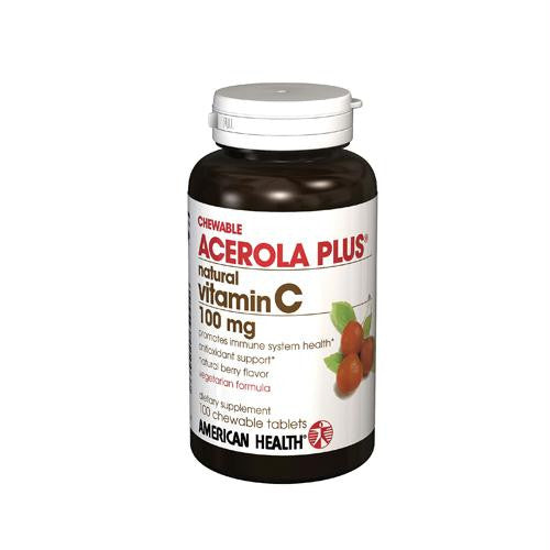 American Health Acerola Plus - 100 mg - 100 Tablets