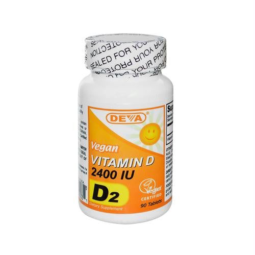 Deva Vegan Vitamin D - 2400 IU - 90 Tablets