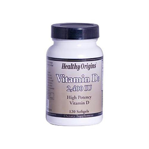 Healthy Origins Vitamin D3 - 2400 IU - 120 Softgels