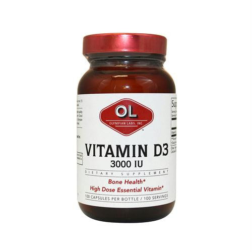 Olympian Labs Vitamin D3 - 3000 IU - 100 capsules