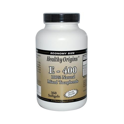 Healthy Origins E-400 - 400 IU - 360 Softgels