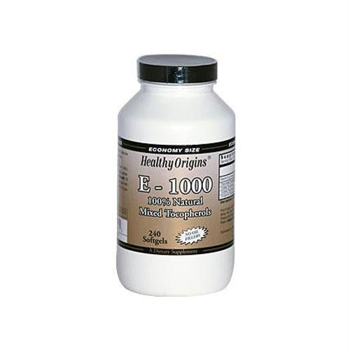 Healthy Origins E-1000 - 1000 IU - 240 Softgels